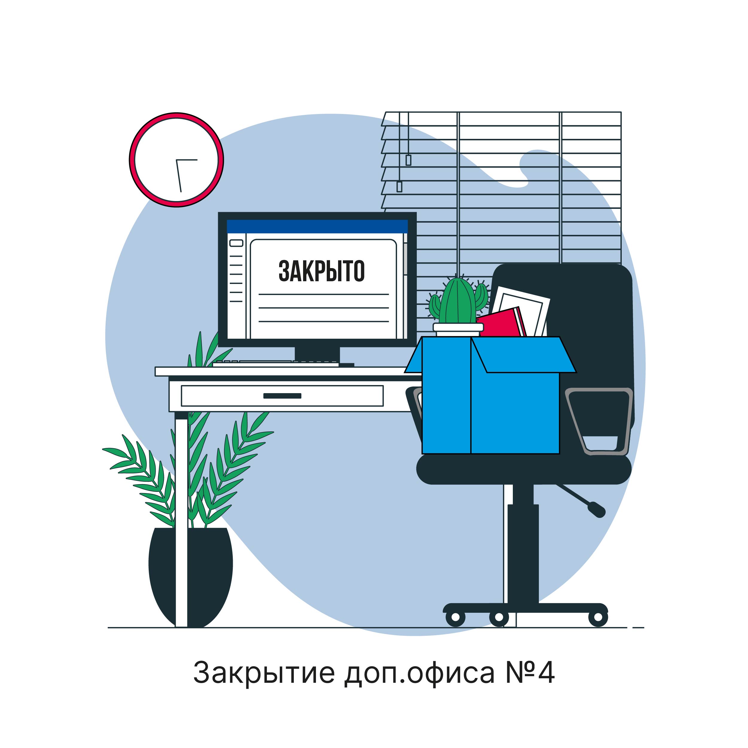 Закрытие офиса ДО4